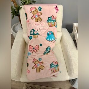 Betsey Johnson Christmas Plush Throw Blanket